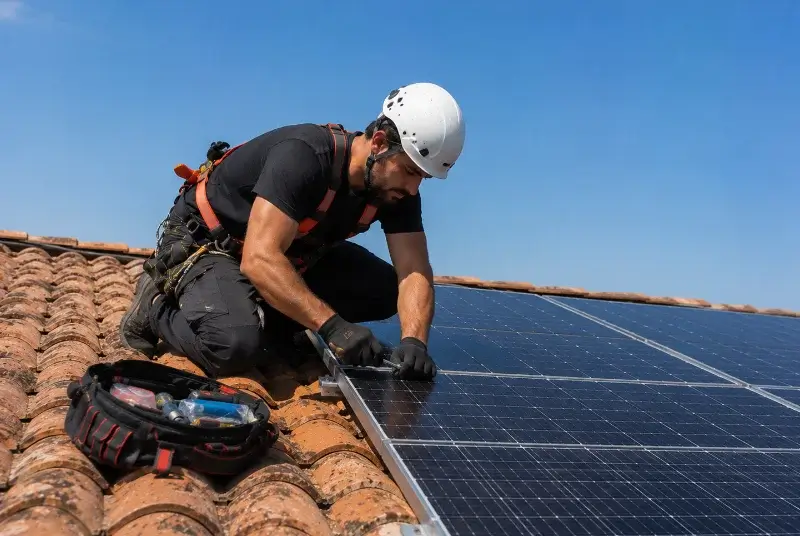 Maintenance et monitoring de panneaux solaires à Cassel