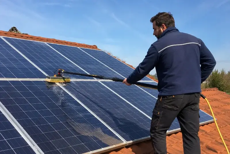 Nettoyage et entretien de panneaux solaires à Cassel